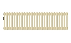 Стальной трубчатый радиатор Kohr Heim 3030/26 секций с боковым подключением 3/4 RAL1015