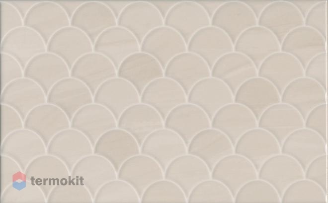 Керамическая плитка Kerama Marazzi Сияние 6375 беж структура настенная 25x40