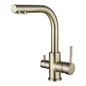 Смеситель для кухни Paulmark Essen бронза Es213011-BR