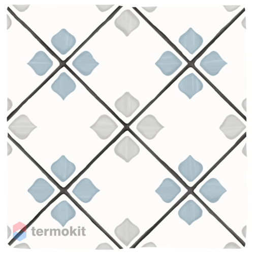 Керамогранит Peronda Tanger Silver Rhomb 12,3x12,3