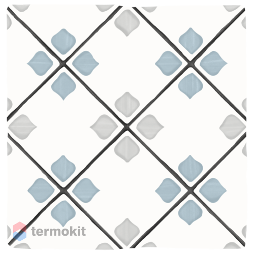 Керамогранит Harmony Tanger Silver Rhomb 12,3x12,3