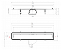 Душевой лоток Pestan Confluo Premium Gold White Glass Line 13100090