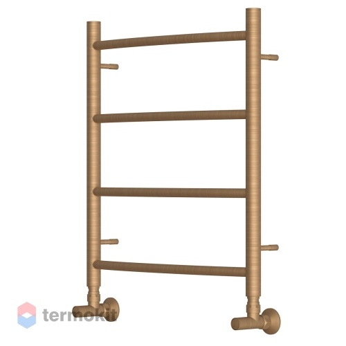 Водяной полотенцесушитель Point серия Афина П4 500x600 бронза PN04156BR