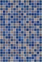 Керамическая плитка Керамин Гламур 2Т настенная голубой 27,5х40