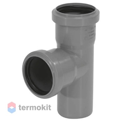 TEBO Тройник серый 110x50/45