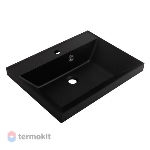 Раковина накладная BelBagno BB600/450-LV-ART-AST-NERO