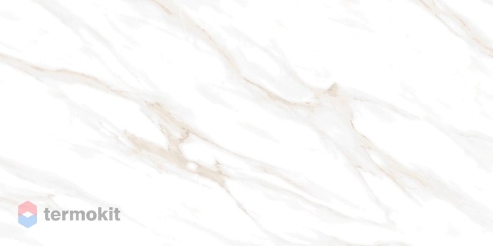 Керамогранит Ceradim Calacatta Clarity Gold белый 60х120 Полированный