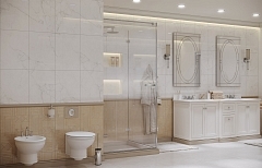 Душевой уголок Ambassador Abner 2000x1000x1000 хром левый 10011102L