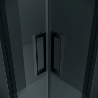 Душевой уголок Grossman Classic 1950x800x800 (тонированное стекло) черный матовый 300.K33.04.8080.21.10