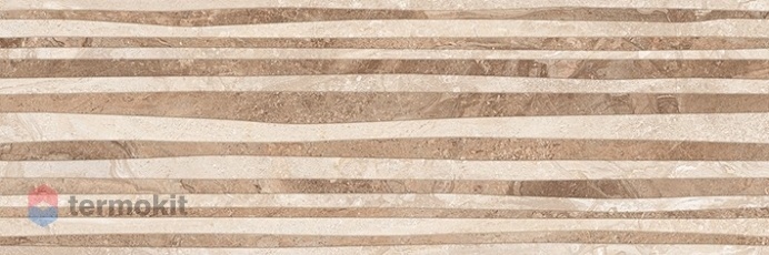 Керамическая плитка Ceramica Classic Polaris настенная бежевый рельеф 17-10-11-493 20х60