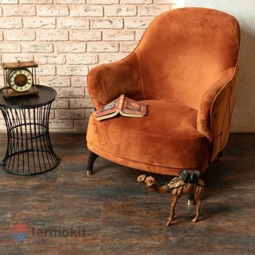 Кварцвиниловая плитка Vinilam Ceramo Stone 6 мм Керамическая Сталь 71617