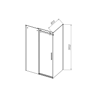 Душевой уголок Vincea Como-N 2000x1300x800 хром VSR-4CN8013CL