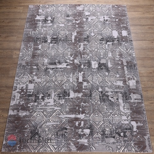 Ковёр Kitroom Kalahari 80x150 прямоугольный бежевый/светло-серый W7212