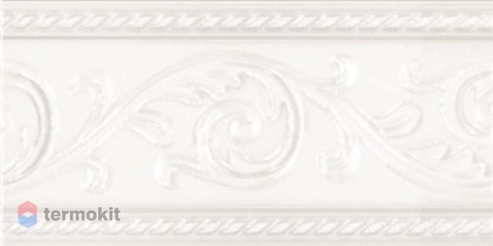Керамическая плитка Carmen Caprichosa Cenefa Yara Blanco Бордюр 7,5x15