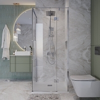 Душевой уголок Niagara Nova 1950x900x900 хром NG-6631-34