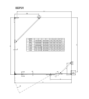 Душевой уголок Ravak Brilliant BSDPS 1950x1200x900 R хром 0UPG7A00Z1