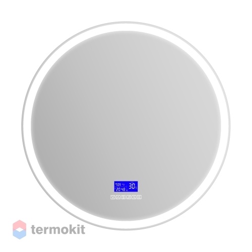 Зеркало BelBagno 70 с встроенным светильником, сенсорным выкл., bluetooth, термометром, радио SPC-RNG-700-LED-TCH-RAD