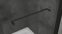 Душевой уголок ABBER Schwarzer Diamant 1950x1000x1000 черный AG0A100B