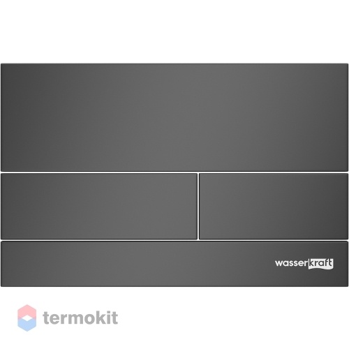 Клавиша смыва WasserKRAFT черный матовый MB04