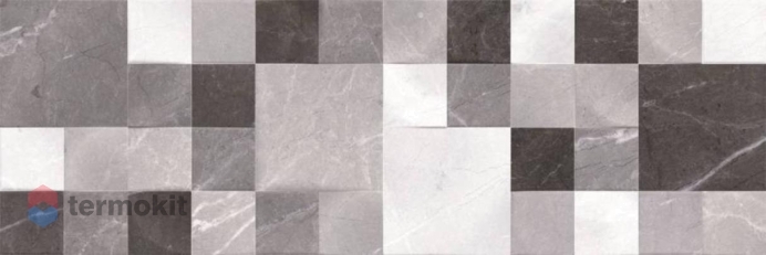 Керамическая плитка Primavera Perfect Silver Nero Decor 02 glossy настенная 30x90