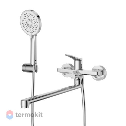 Смеситель для ванны и душа BelBagno Unique UNIQUE-VASM-L-CRM