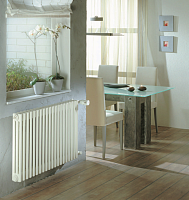 Стальной трубчатый радиатор Zehnder Charleston 3057/14 с боковым подключением 3/4