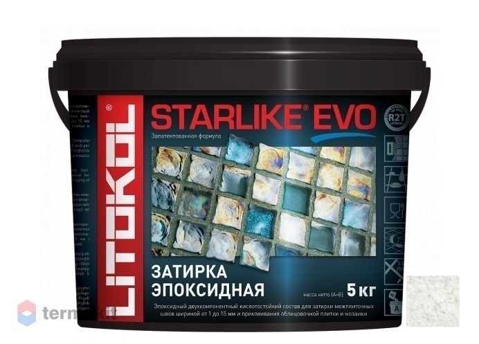 Затирка Litokol эпоксидная Starlike Evo S.202 Naturale 5кг
