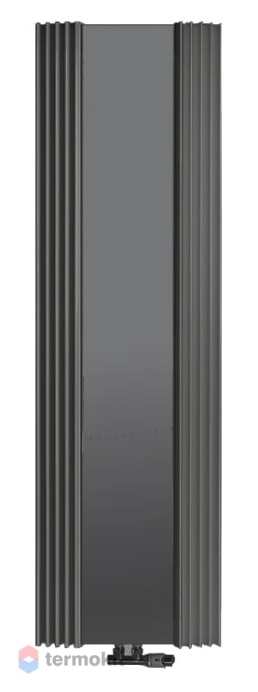 Дизайн-радиатор Jaga Iguana Visio 1800х510 H180 L051 темно-серый металик