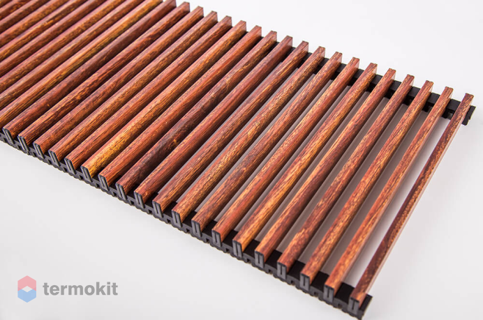 Декоративная решетка Techno серия Elite Decor 380x2500/ОТ Орех темный