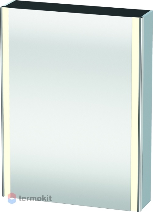 Зеркальный шкаф Duravit XSquare 60 с подсветкой Светло-голубой XS7111L9797
