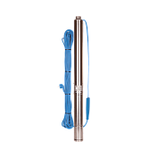 Насос скважинный Aquario ASP 1E-27-75 со встроенным конденсатором с кабелем 15м