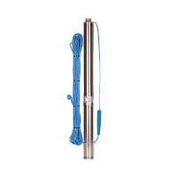 Насос скважинный Aquario ASP 1E-27-75 со встроенным конденсатором с кабелем 15м