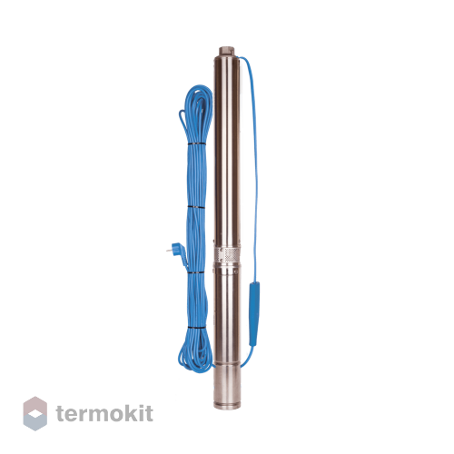 Насос скважинный Aquario ASP 1E-27-75 со встроенным конденсатором с кабелем 15м