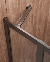 Душевой уголок Cezares Molveno 1950x1300x1000 оружейная сталь MOLVENO-RH-2-130/100-C-GM-IV