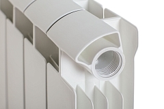 Секционный биметаллический радиатор Global Style Extra 500 \ 10 секций \ с боковым подключением Уцененный
