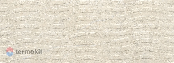 Керамическая плитка Peronda Alpine beige waves настенная 32х90