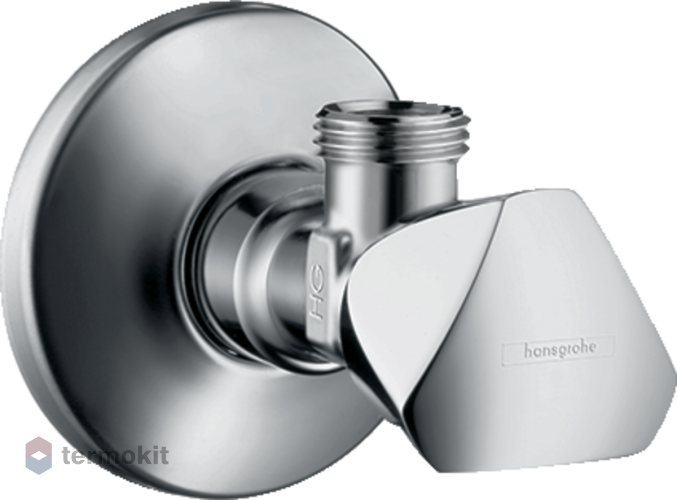 Угловой вентиль Hansgrohe 1/2″-3/8″ для подключения смесителей 13902000