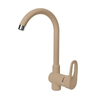 Смеситель для кухни AquaGranitEx песочный C-5035 (302)