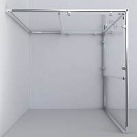 Душевой уголок Vincea Garda 1900x1100x800 брашированное золото VSS-1G8011CLG