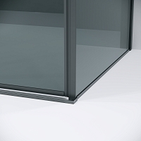 Душевой уголок Grossman Galaxy 1950x1400x1000 (тонированное стекло) графит сатин 120.K33.01.1410.42.10