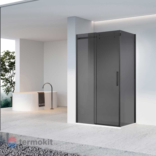 Душевой уголок Vincea Como-N 2000x1400x900 (тонированное стекло)черный VSR-4CN9014CGB