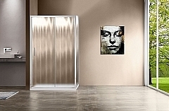 Душевой уголок Vincea Garda 1900x1500x1000 хром (рифленое стекло) VSR-1G1015CH