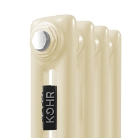 Стальной трубчатый радиатор Kohr Heim 2180/04 секции с боковым подключением 3/4 RAL1015