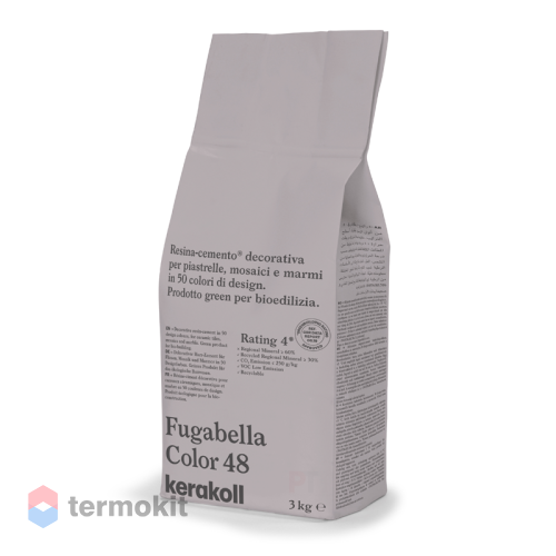 Затирка Kerakoll Fugabella Color полимерцементная 48 (3 кг мешок)