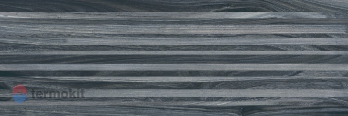 Керамическая плитка Laparet Zen полоски чёрный 60034 настенная 20х60