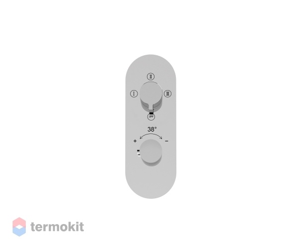 Встраиваемый смеситель для ванны и душа Jaquar с термостатом LAG-CHR-91683K