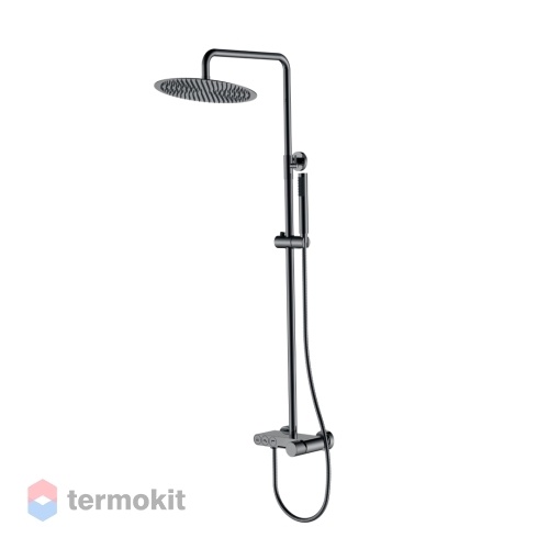 Душевая система Boheme Stick графит глянец 128-SGM.4