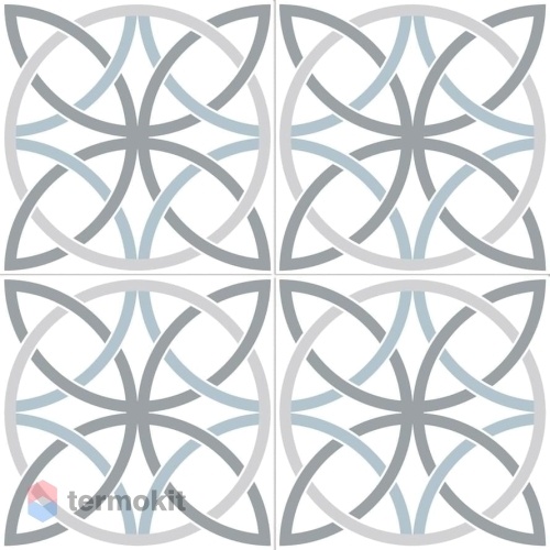 Керамогранит Niceker Chic Bosham White 44,5x44,5