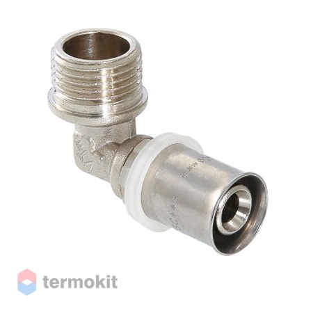 Пресс-фитинг угольник с переходом на наружную резьбу Valtec 26 х 3/4"