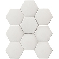 Керамическая Мозаика Starmosaic Hexagon big White Matt Antislip (JFQ51011) 25,6х29,5х6